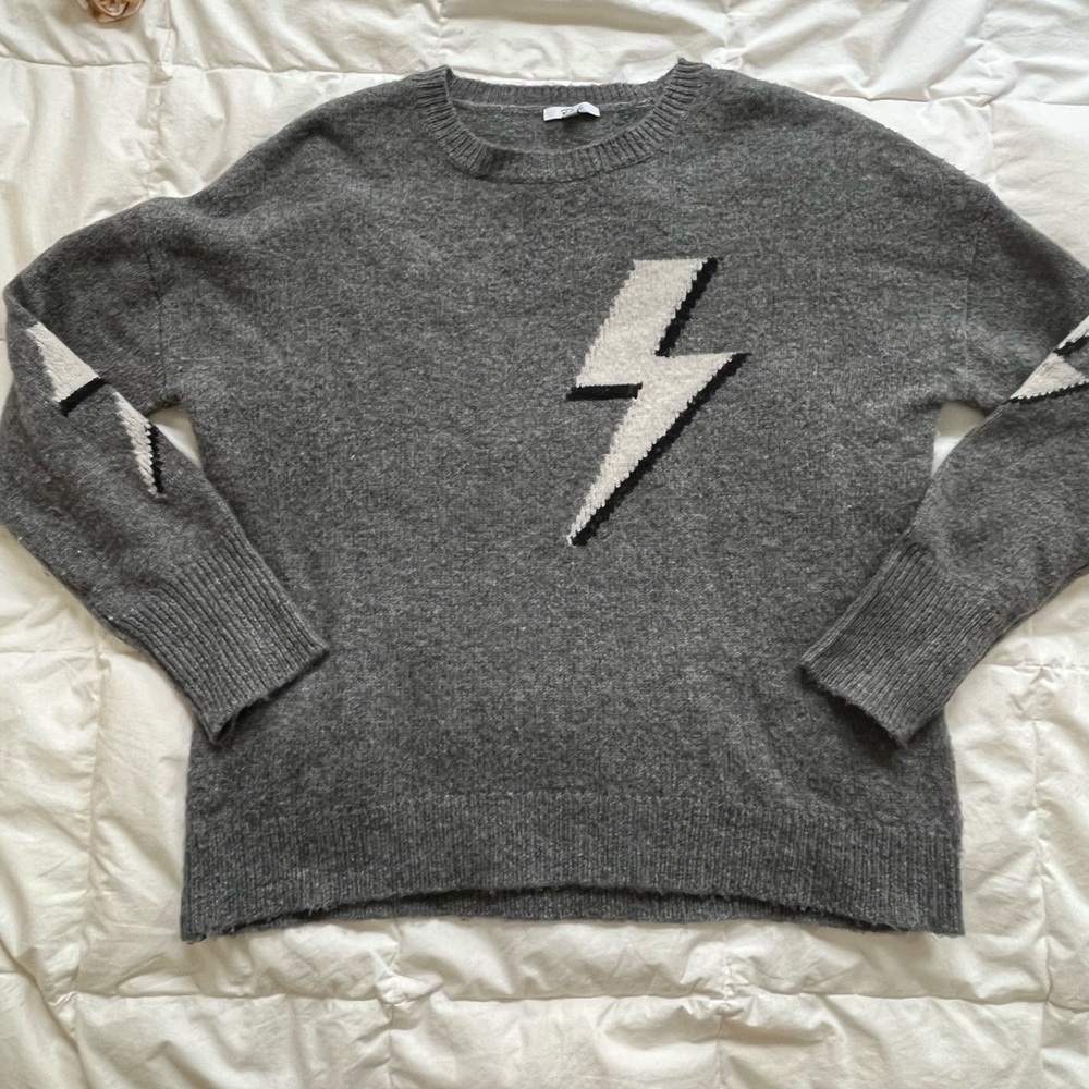 Rails Lightning Bolt Cashmere Sweater - small